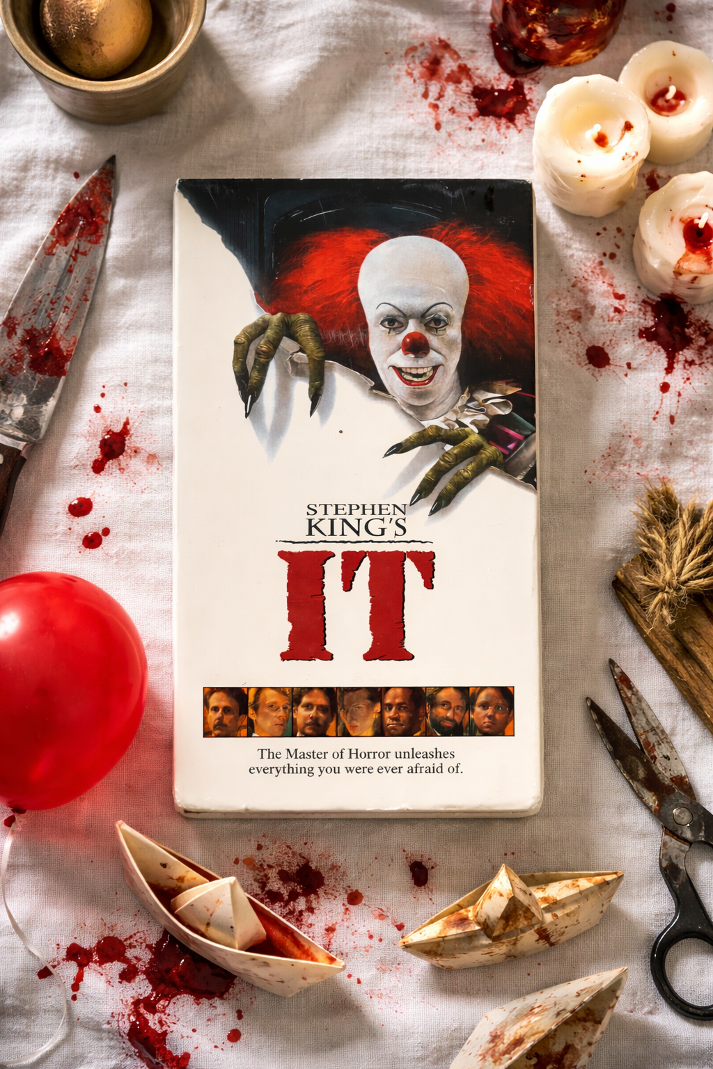 IT 1990 VHS single tape movie cut, horror VHS collector