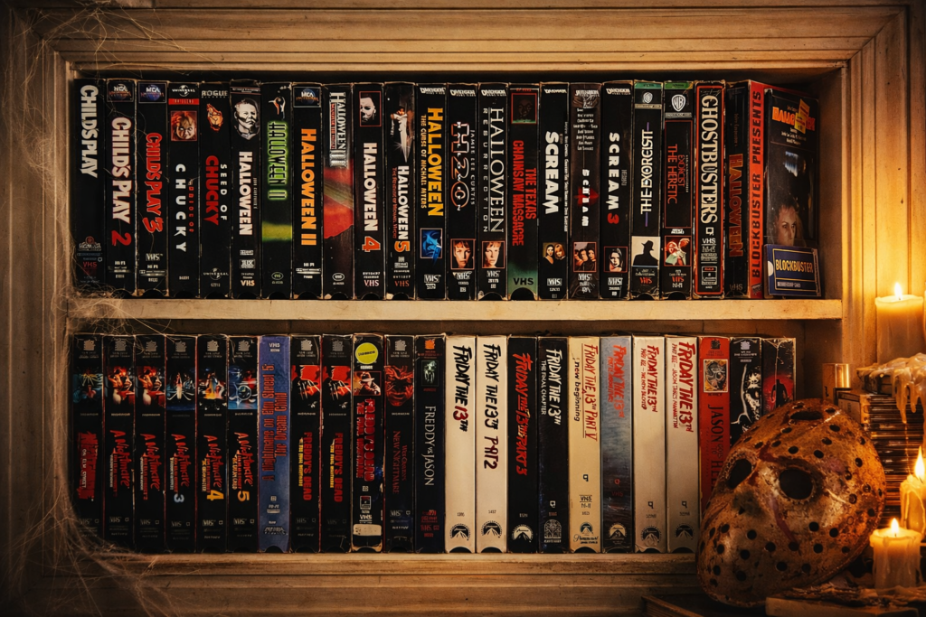 Rare horror VHS tapes collection most valuable 1980s collector