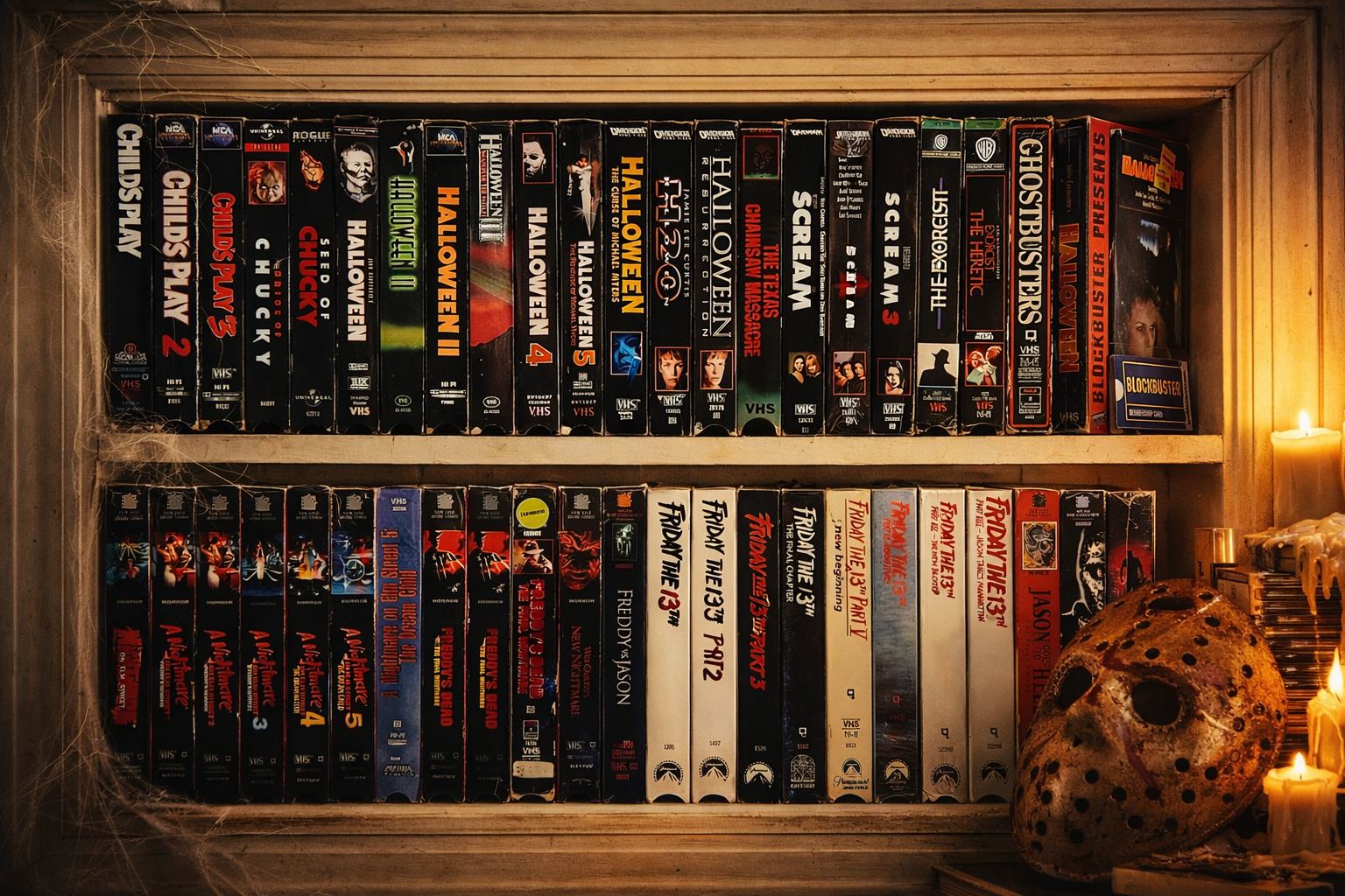 Rare horror VHS tapes collection most valuable 1980s collector
